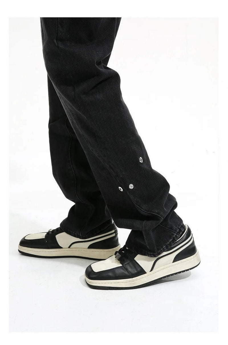 Black Rivet Jeans L599 - UncleDon JM