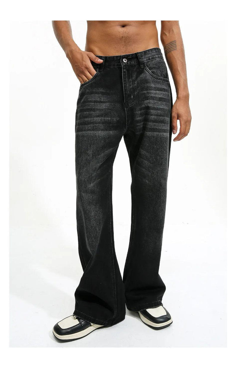 Black Scratched Jeans Y569 - UncleDon JM