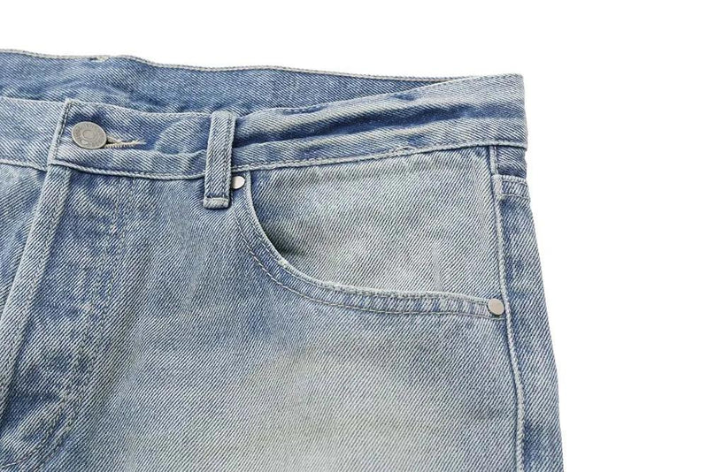 Blue Distressed Washed Jeans ZB183 - UncleDon JM