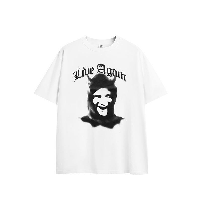 Devil Printed T-shirt 3118S24 - UncleDon JM