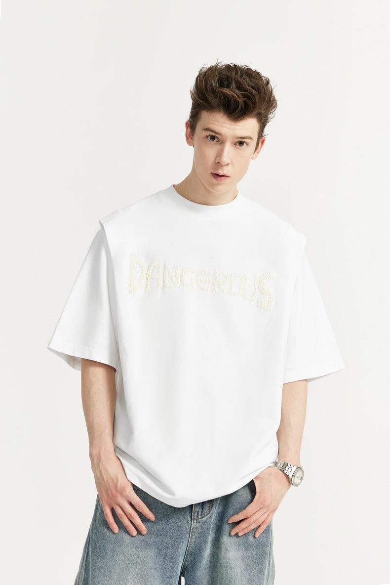 Fake Two Pieces Printed T-shirt 3055S24 - UncleDon JM