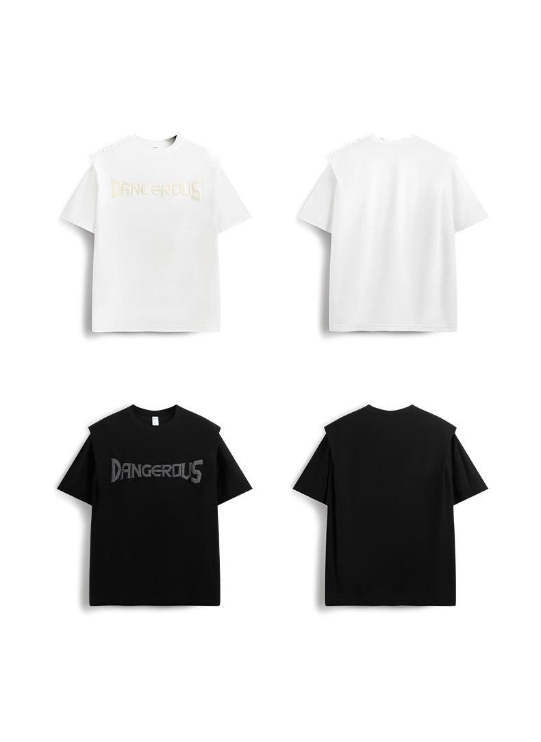 Fake Two Pieces Printed T-shirt 3055S24 - UncleDon JM