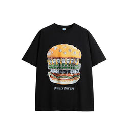 Fun Hamburger Printed T-shirt 3073S24 - UncleDon JM