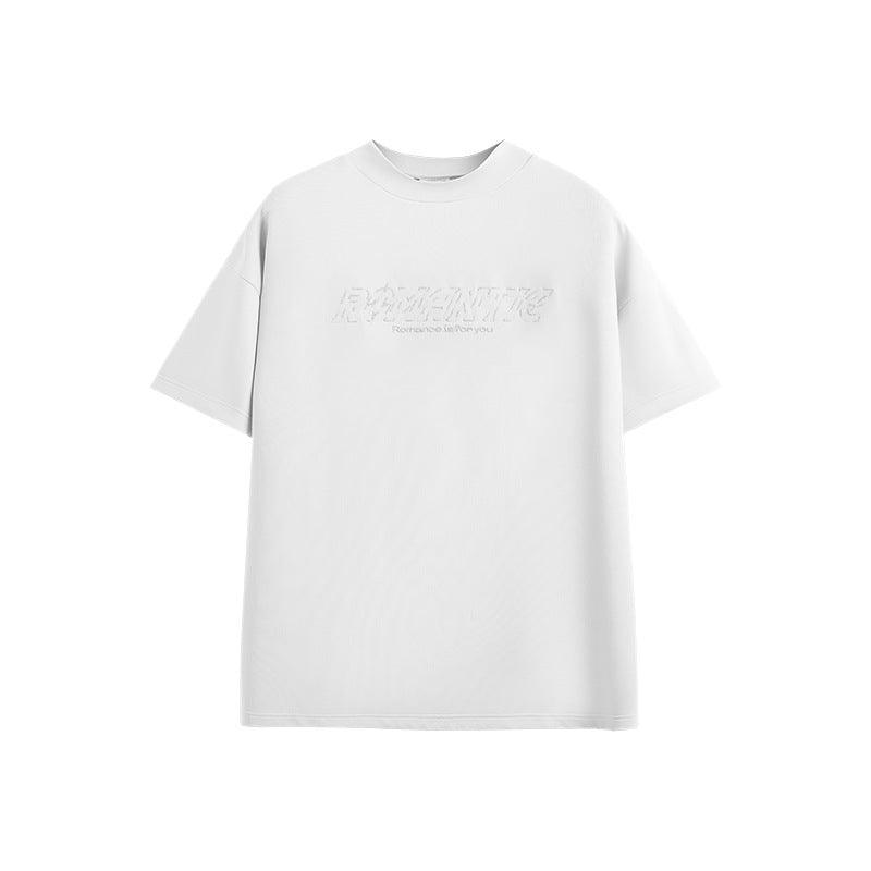 Letter Embroidery Tee 3013S24 - UncleDon JM