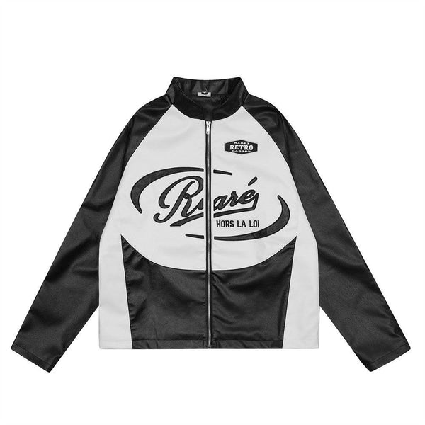 Motorcycle Racing PU Leather Jacket W5200 - UncleDon JM