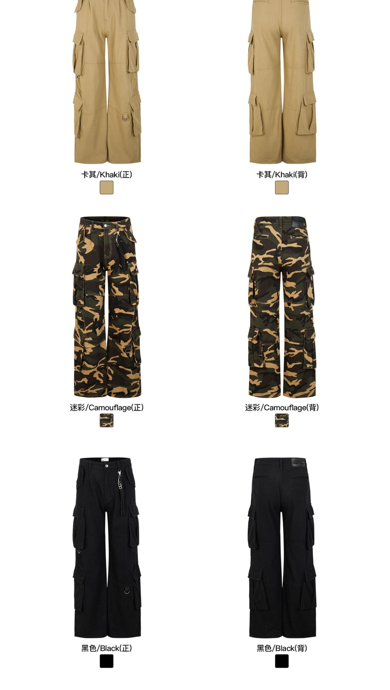 Multi-pocket Camouflage Cargp Pants RZ18 - UncleDon JM