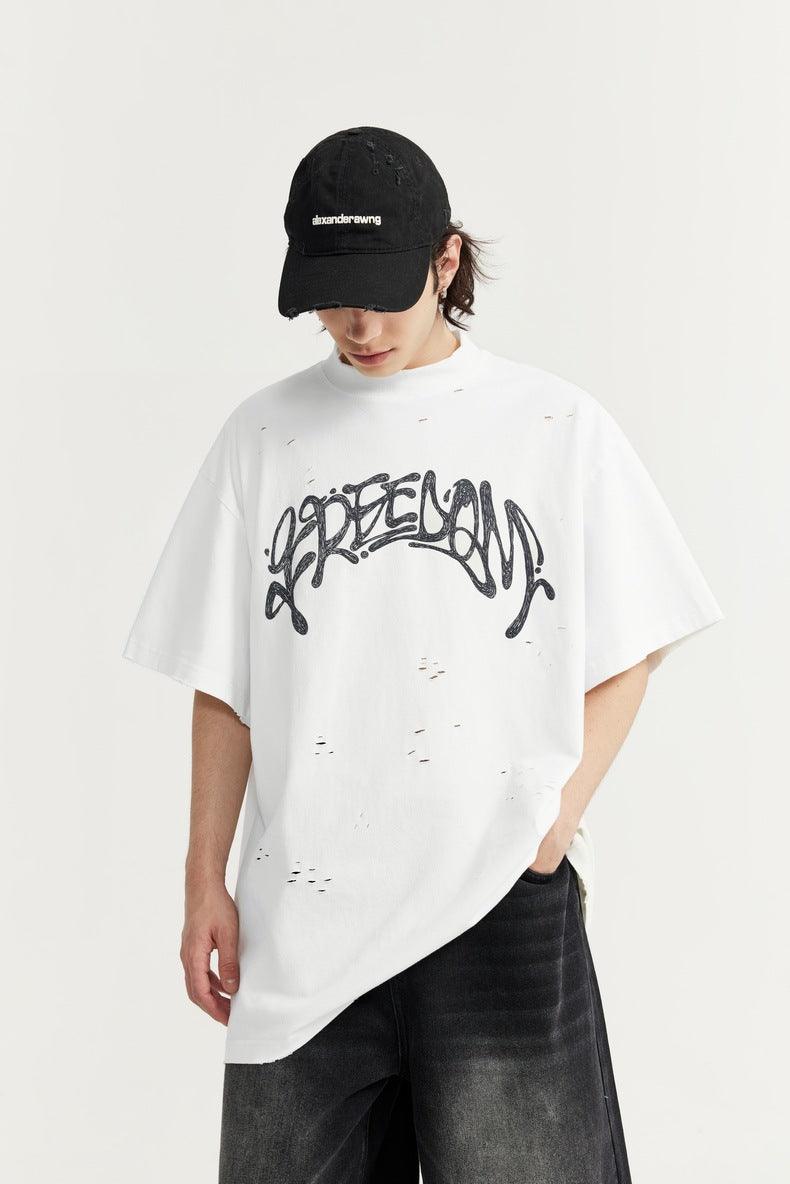 Ripped T-shirt 3108S24 - UncleDon JM
