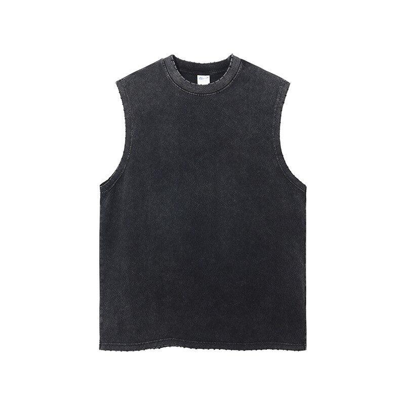 Washed Distressed Tank Top 712 - UncleDon JM
