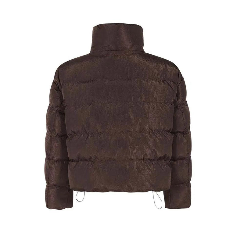 Wrinkles Short Puffer Jacket 4 colours 230790 - UncleDon JM