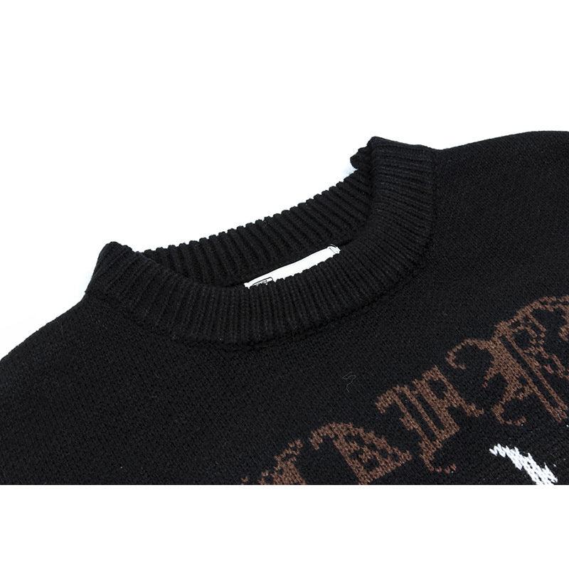 Bat Skeleton Ripped Sweater 8901 - UncleDon JM