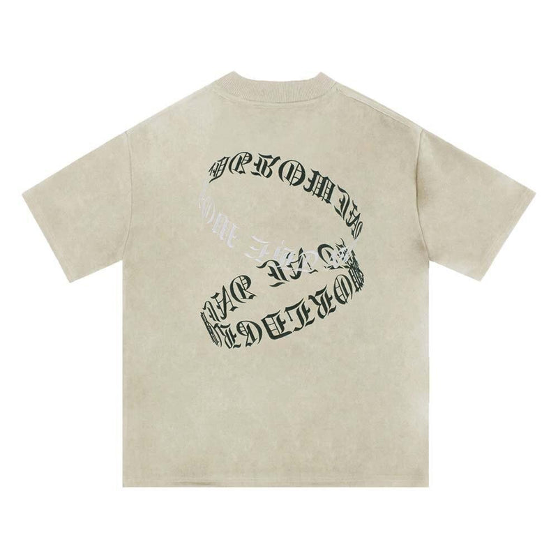 Embroidered Sude T-shirt S069 - UncleDon JM