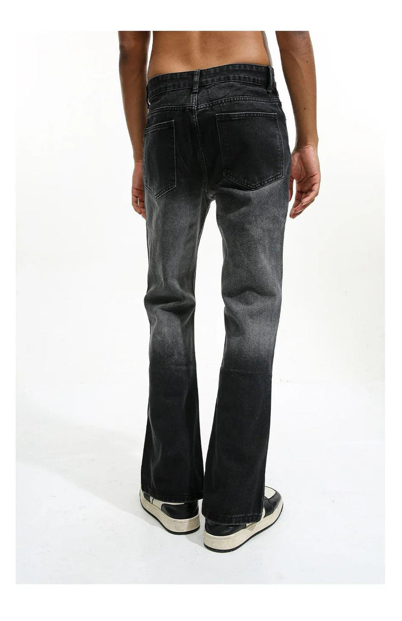 Gradient Contrasting Jeans B528 - UncleDon JM
