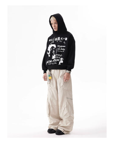 Tung Sung Retro Slogan Statement Cropped Hoodies - Tung Sung