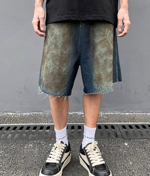 Tung Sung Dark Blue Dirty Jorts