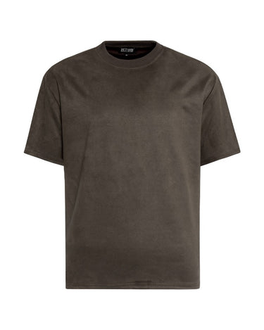 Tung Sung Solid Suede Short-Sleeve Tee in 7 Colors - Tung Sung