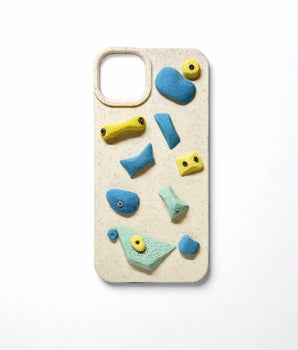 Rock Climbing Phone Case with Handmade Climbing Holds, Decoden Case, Climber Gift for Her Him, Rock Climbing Gift B9