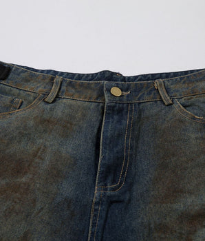 Tung Sung Dark Blue Dirty Jorts - Tung Sung