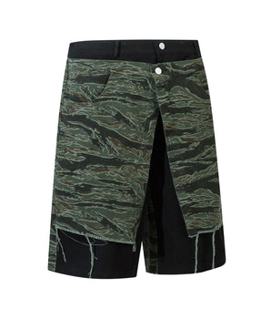 Tung Sung Camouflage Fake Two-piece Shorts - Tung Sung