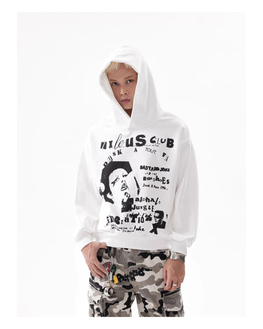 Tung Sung Retro Slogan Statement Cropped Hoodies - Tung Sung