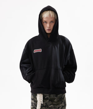 Tung Sung Gradient-Dyed Embroidery Cropped Hoodies - Tung Sung