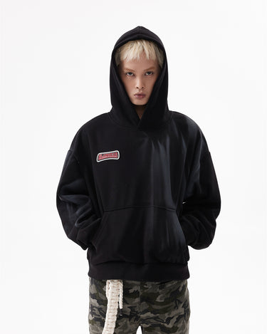 Tung Sung Gradient-Dyed Embroidery Cropped Hoodies - Tung Sung