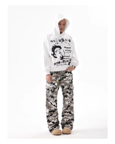 Tung Sung Retro Slogan Statement Cropped Hoodies - Tung Sung