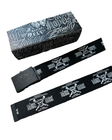 Tung Sung West Coast Print Canvas Belt - Tung Sung