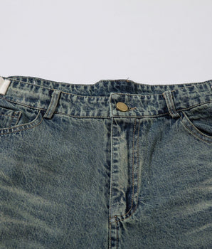 Tung Sung Grab Denim Jorts - Tung Sung