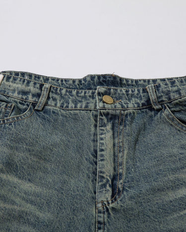 Tung Sung Grab Denim Jorts - Tung Sung