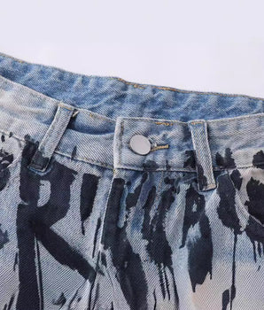 Tung Sung Graffiti Washed Jorts - Tung Sung