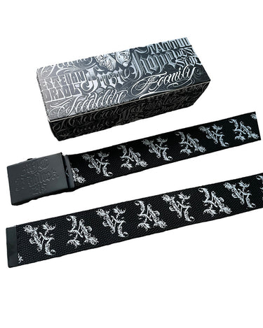 Tung Sung West Coast Print Canvas Belt - Tung Sung