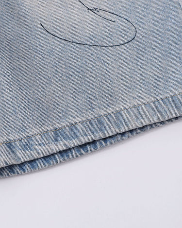 Tung Sung Graffiti Washed Jorts - Tung Sung