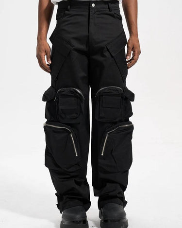 Tung Sung Black Multi-pocket Tactical Pants - Tung Sung