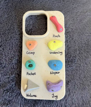 Phone Case Rock Climbing Holds Climber Bouldering Funny Wall Boulder Case A2