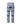 Tung Sung Spliced Fringed Pleated Denim Jeans - Tung Sung