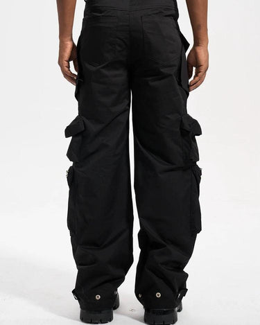 Tung Sung Black Multi-pocket Tactical Pants - Tung Sung