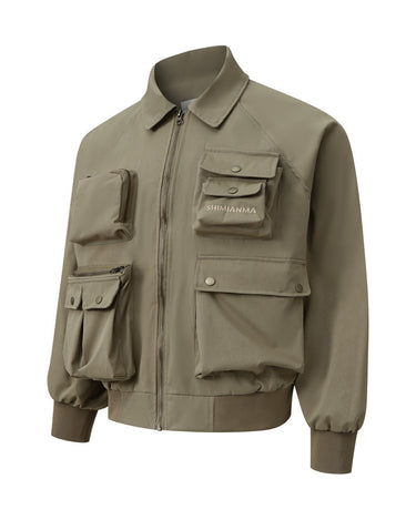 Tung Sung Retro 3D Multi-Pocket Tactical Pilot Jacket - Tung Sung