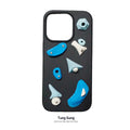 Tung Sung Handmade Climbing Hold Phone Case ''Blue'' - B6