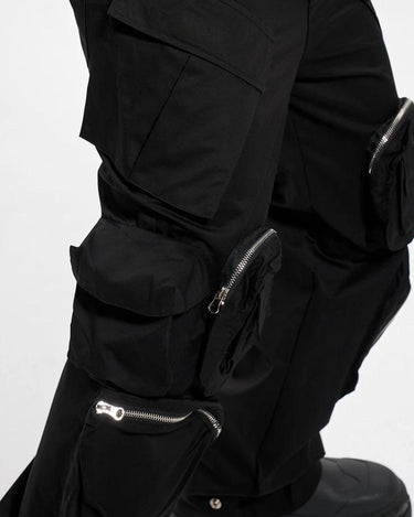 Tung Sung Black Multi-pocket Tactical Pants - Tung Sung