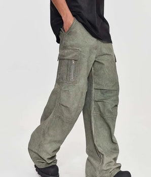 Tung Sung Wash Parachute Pants - Multi-Pocket Utility Pants for Ultimate Streetwear Style