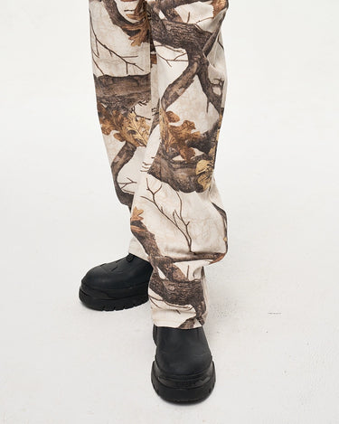 Tung Sung Camouflage Tree Branch Print Jeans - Outdoor-Inspired Style for Everyday Wear - Tung Sung