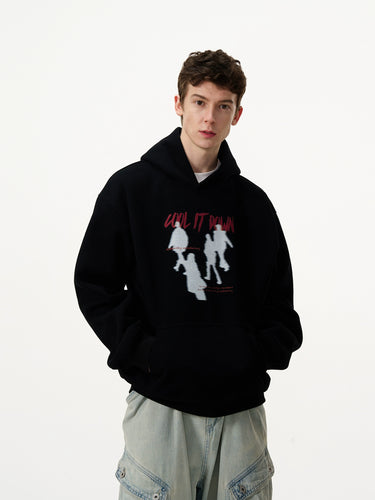 Tung Sung Silhouette Print Hoodie - Must-Have Artistic Streetwear - Tung Sung