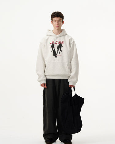 Tung Sung Silhouette Print Hoodie - Must-Have Artistic Streetwear - Tung Sung