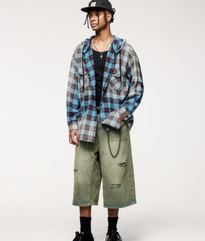 Tung Sung Faded Plaid Shirt