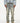 Tung Sung Removable Leather Chain Strap Yellow Wash Distressed Hem Jeans with Detachable Chain Detail - Tung Sung