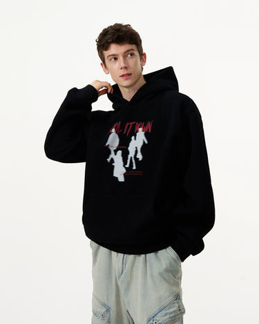 Tung Sung Silhouette Print Hoodie - Must-Have Artistic Streetwear - Tung Sung