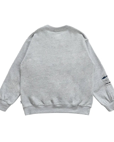 Tung Sung Gray Ripped Distressed Sweatshirt - Essential Streetwear with Edgy Style - Tung Sung