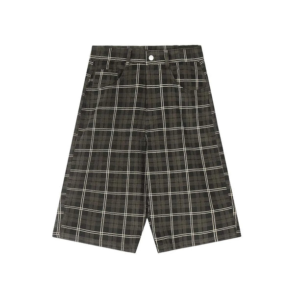 Brooklyn Cord Jumbo Plaid Shorts MS6169