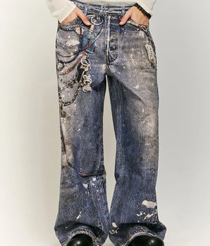 Tung Sung Inkjet Keychain Digital Printing Jeans