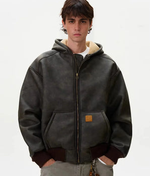 Tung Sung Heavy Fur Integrated Hooded Jacket